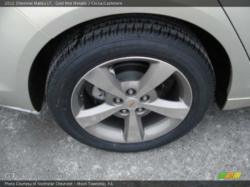 Gold Mist Metallic / Cocoa/Cashmere 2012 Chevrolet Malibu LT