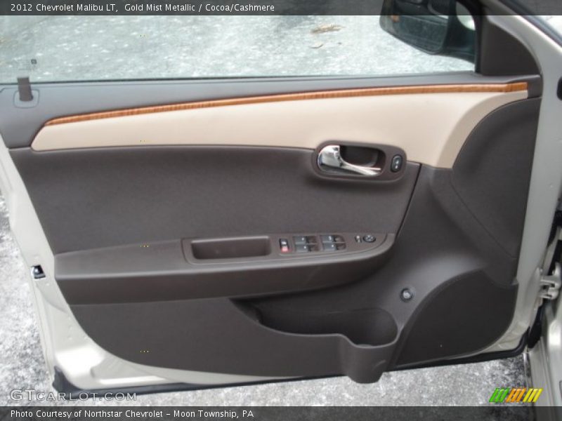 Gold Mist Metallic / Cocoa/Cashmere 2012 Chevrolet Malibu LT
