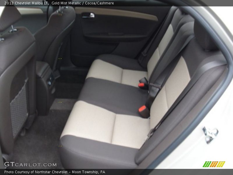 Gold Mist Metallic / Cocoa/Cashmere 2012 Chevrolet Malibu LT