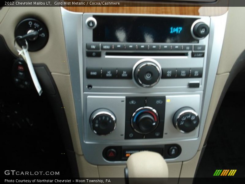 Gold Mist Metallic / Cocoa/Cashmere 2012 Chevrolet Malibu LT