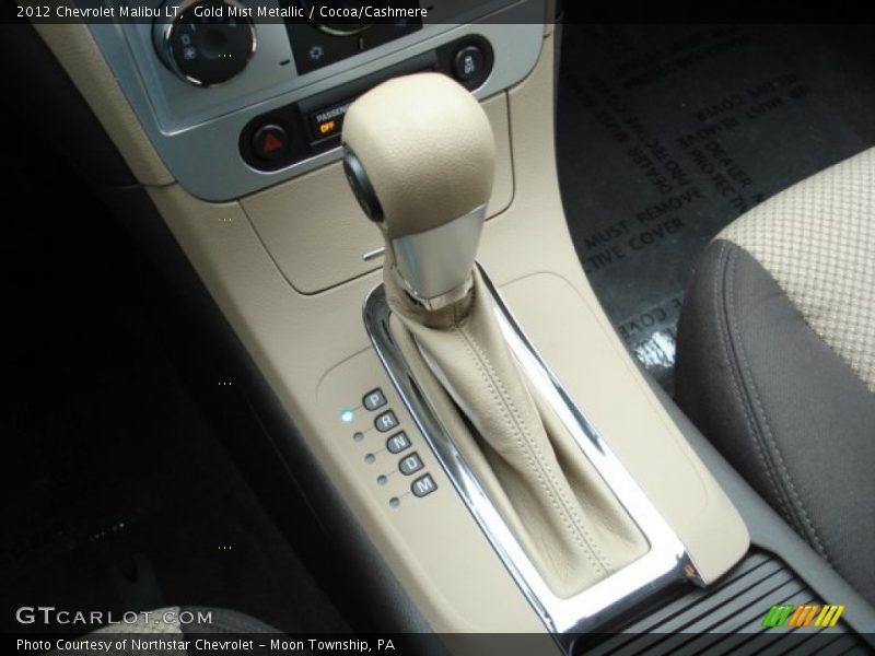 Gold Mist Metallic / Cocoa/Cashmere 2012 Chevrolet Malibu LT