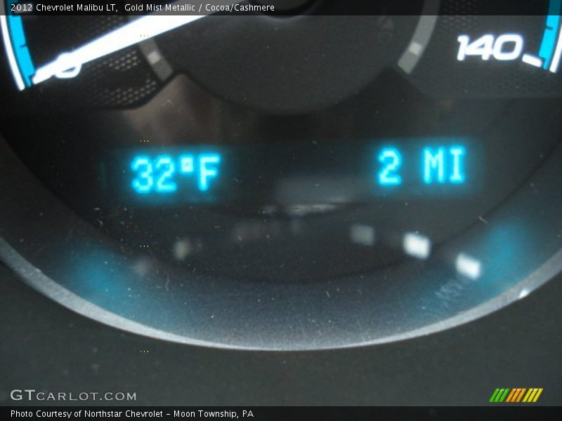 Gold Mist Metallic / Cocoa/Cashmere 2012 Chevrolet Malibu LT
