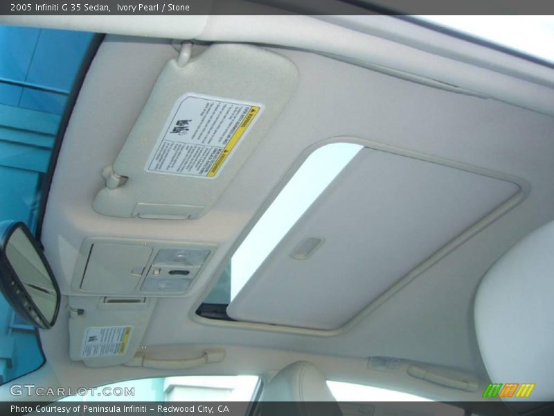 Ivory Pearl / Stone 2005 Infiniti G 35 Sedan