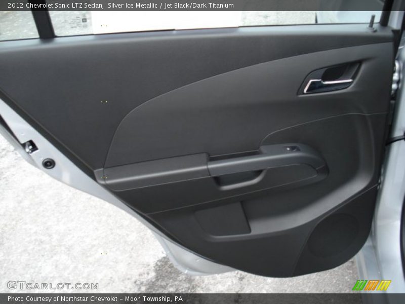 Silver Ice Metallic / Jet Black/Dark Titanium 2012 Chevrolet Sonic LTZ Sedan
