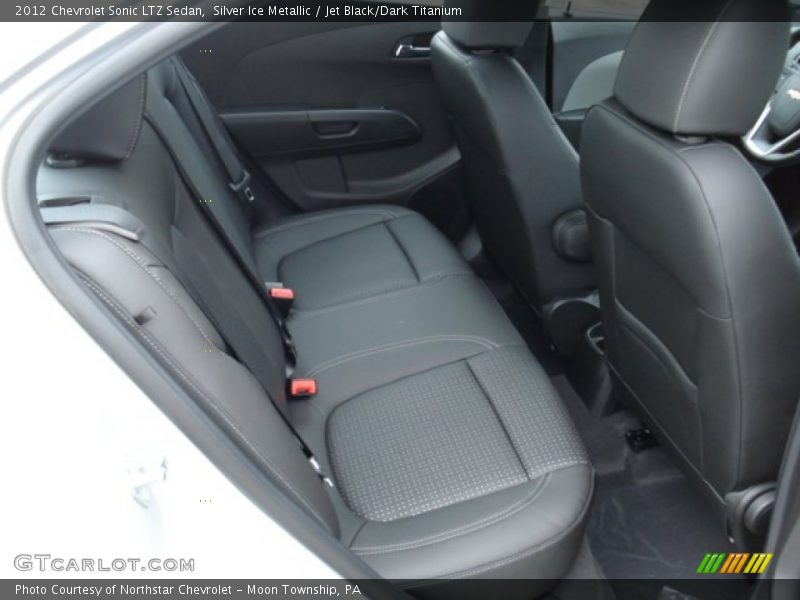 Silver Ice Metallic / Jet Black/Dark Titanium 2012 Chevrolet Sonic LTZ Sedan