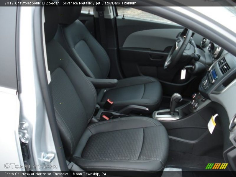 Silver Ice Metallic / Jet Black/Dark Titanium 2012 Chevrolet Sonic LTZ Sedan