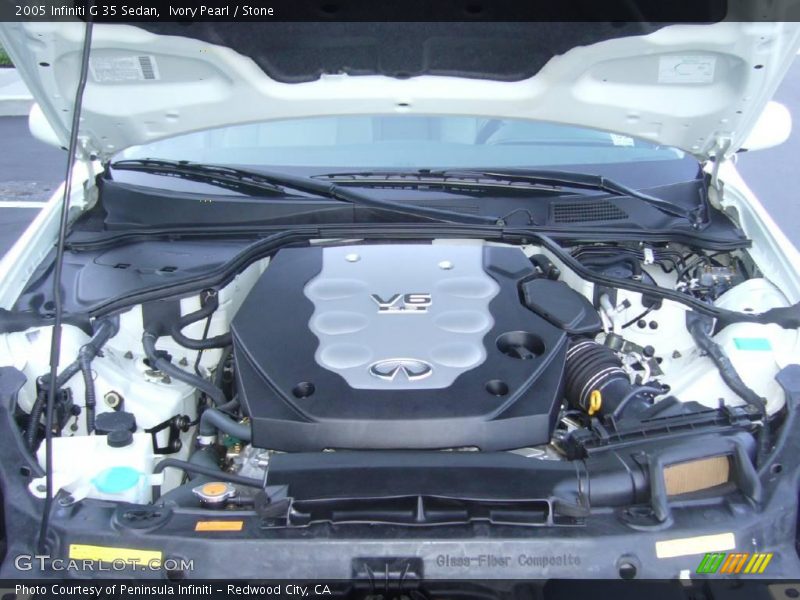 Ivory Pearl / Stone 2005 Infiniti G 35 Sedan