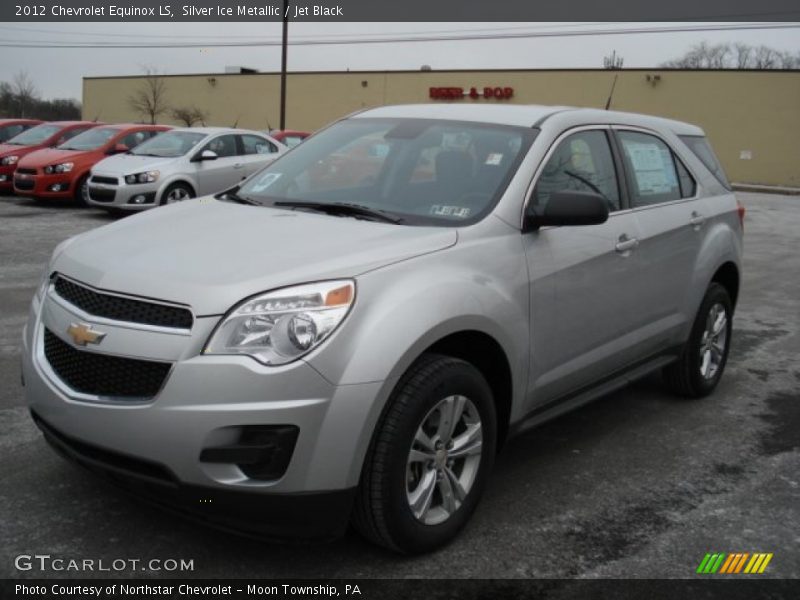 Silver Ice Metallic / Jet Black 2012 Chevrolet Equinox LS