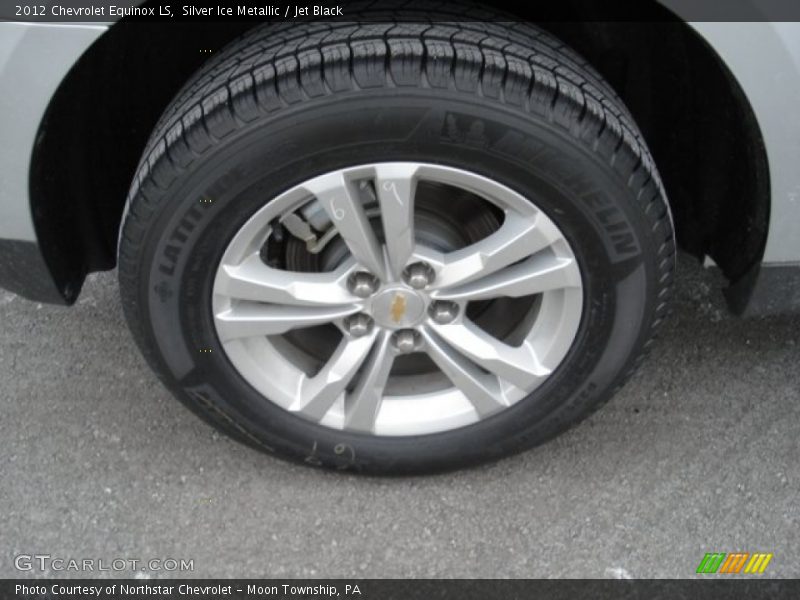 Silver Ice Metallic / Jet Black 2012 Chevrolet Equinox LS