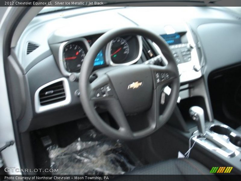 Silver Ice Metallic / Jet Black 2012 Chevrolet Equinox LS
