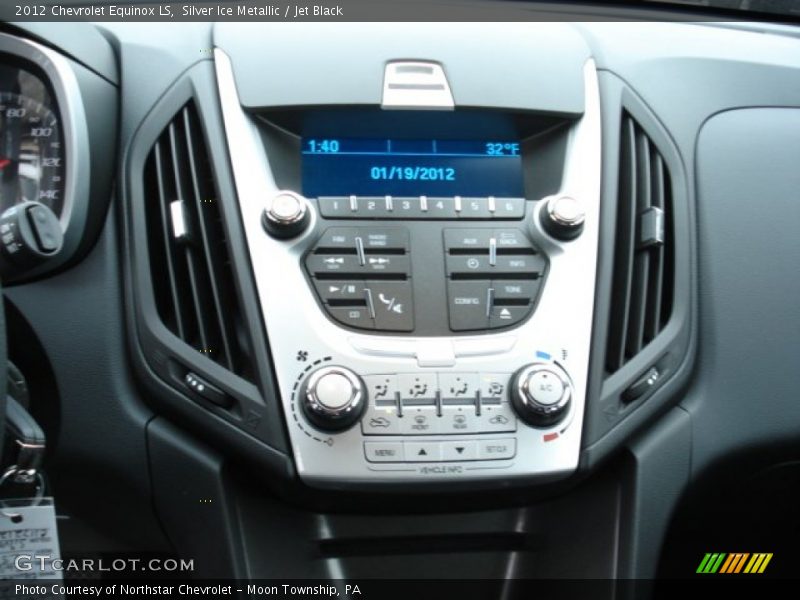 Silver Ice Metallic / Jet Black 2012 Chevrolet Equinox LS