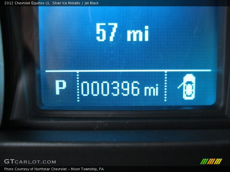 Silver Ice Metallic / Jet Black 2012 Chevrolet Equinox LS