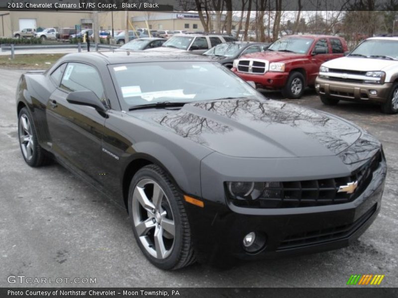Black / Black 2012 Chevrolet Camaro LT/RS Coupe