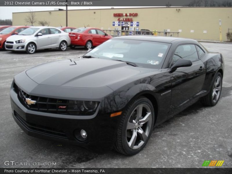Black / Black 2012 Chevrolet Camaro LT/RS Coupe