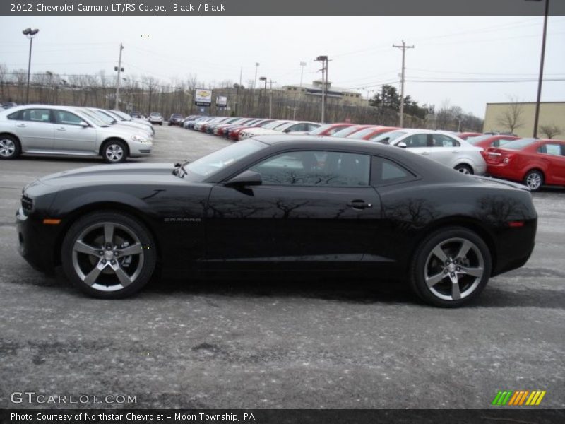 Black / Black 2012 Chevrolet Camaro LT/RS Coupe