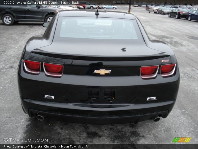 Black / Black 2012 Chevrolet Camaro LT/RS Coupe