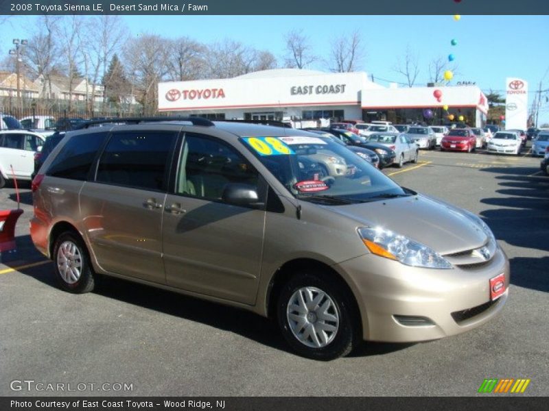 Desert Sand Mica / Fawn 2008 Toyota Sienna LE