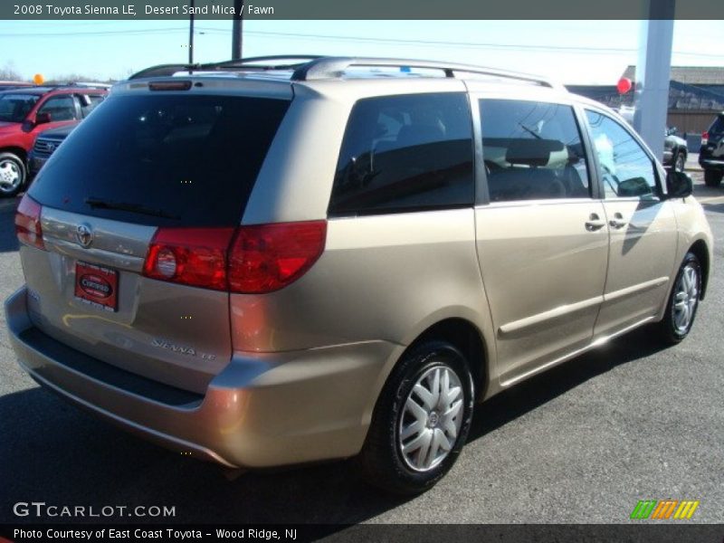 Desert Sand Mica / Fawn 2008 Toyota Sienna LE
