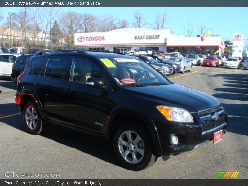 Black / Sand Beige 2011 Toyota RAV4 Limited 4WD