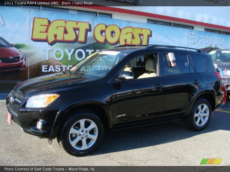 Black / Sand Beige 2011 Toyota RAV4 Limited 4WD
