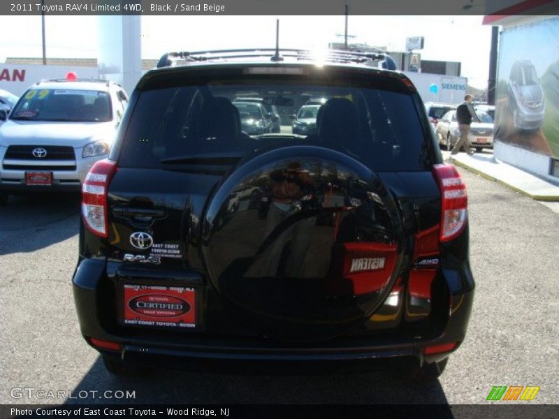 Black / Sand Beige 2011 Toyota RAV4 Limited 4WD