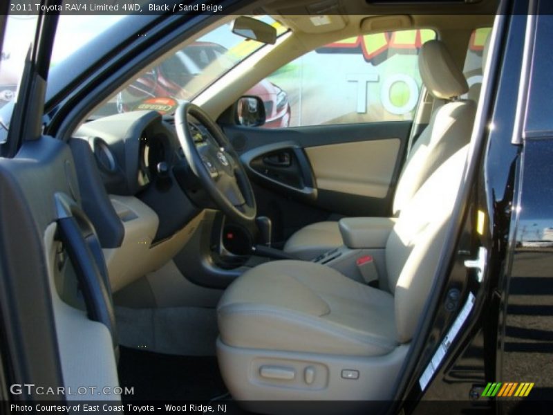 Black / Sand Beige 2011 Toyota RAV4 Limited 4WD