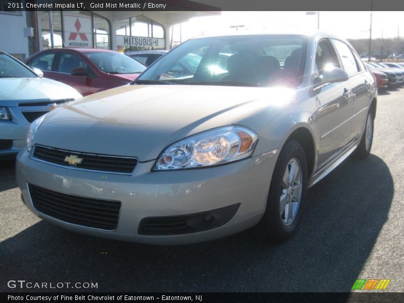Gold Mist Metallic / Ebony 2011 Chevrolet Impala LT