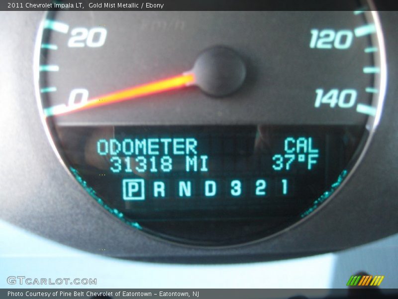 Gold Mist Metallic / Ebony 2011 Chevrolet Impala LT