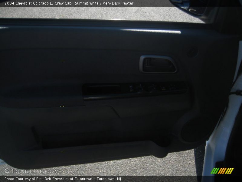 Summit White / Very Dark Pewter 2004 Chevrolet Colorado LS Crew Cab