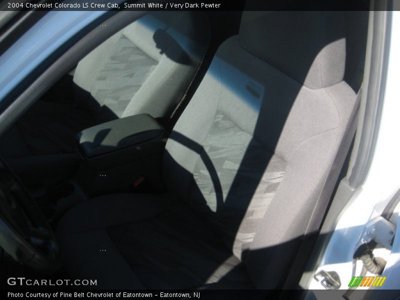 Summit White / Very Dark Pewter 2004 Chevrolet Colorado LS Crew Cab