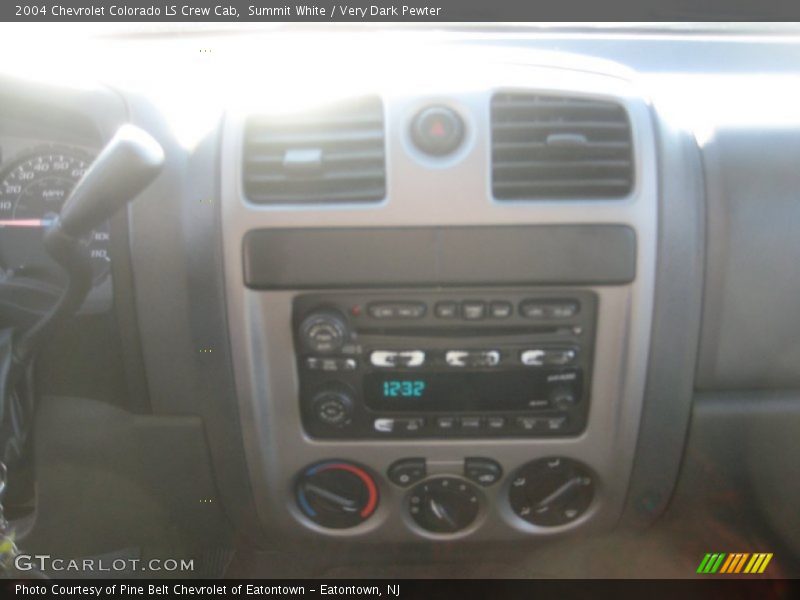 Summit White / Very Dark Pewter 2004 Chevrolet Colorado LS Crew Cab