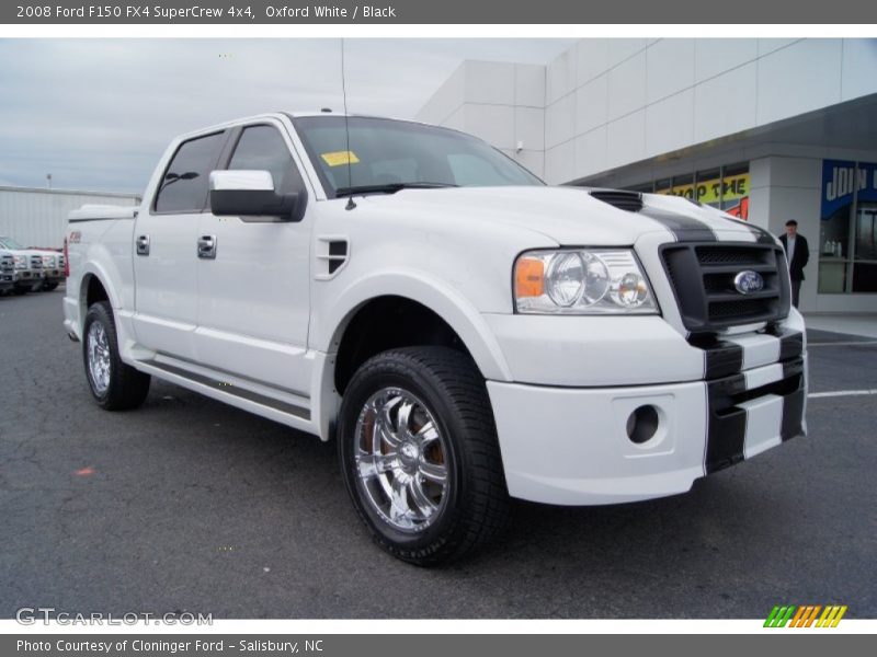 Oxford White / Black 2008 Ford F150 FX4 SuperCrew 4x4