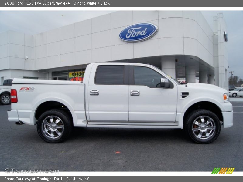 Oxford White / Black 2008 Ford F150 FX4 SuperCrew 4x4