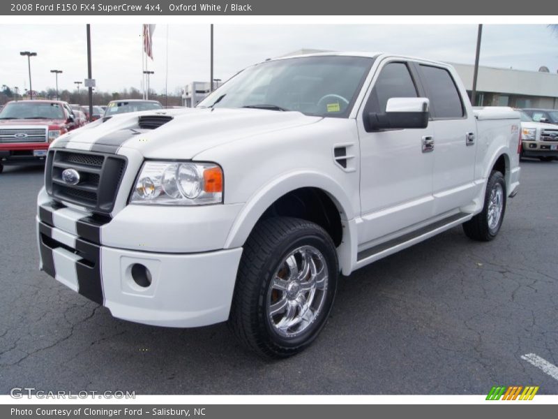 Oxford White / Black 2008 Ford F150 FX4 SuperCrew 4x4