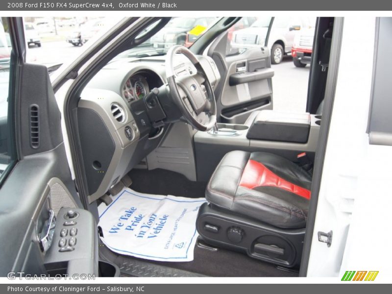 Oxford White / Black 2008 Ford F150 FX4 SuperCrew 4x4