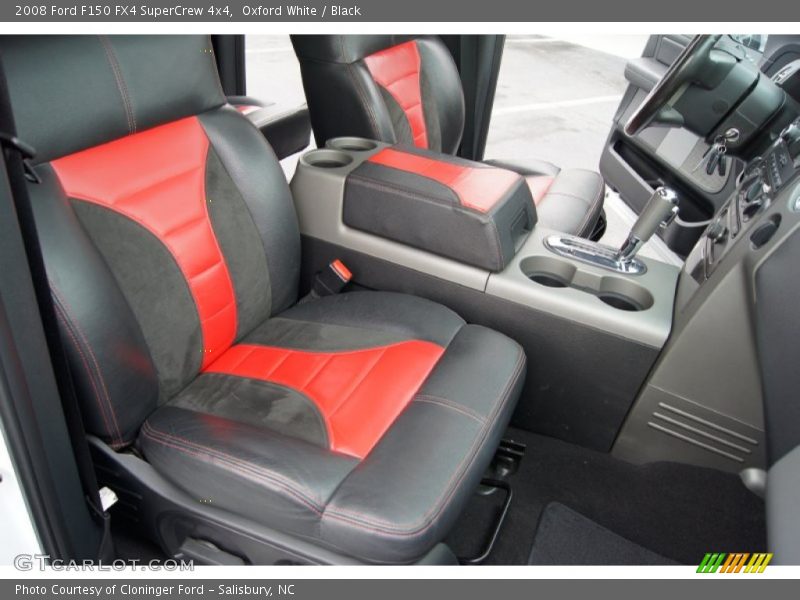 Oxford White / Black 2008 Ford F150 FX4 SuperCrew 4x4
