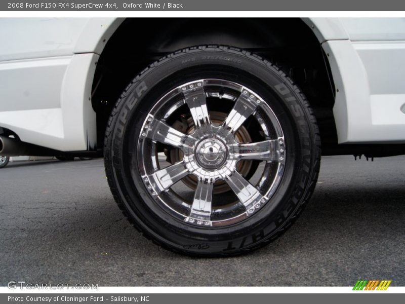 Oxford White / Black 2008 Ford F150 FX4 SuperCrew 4x4