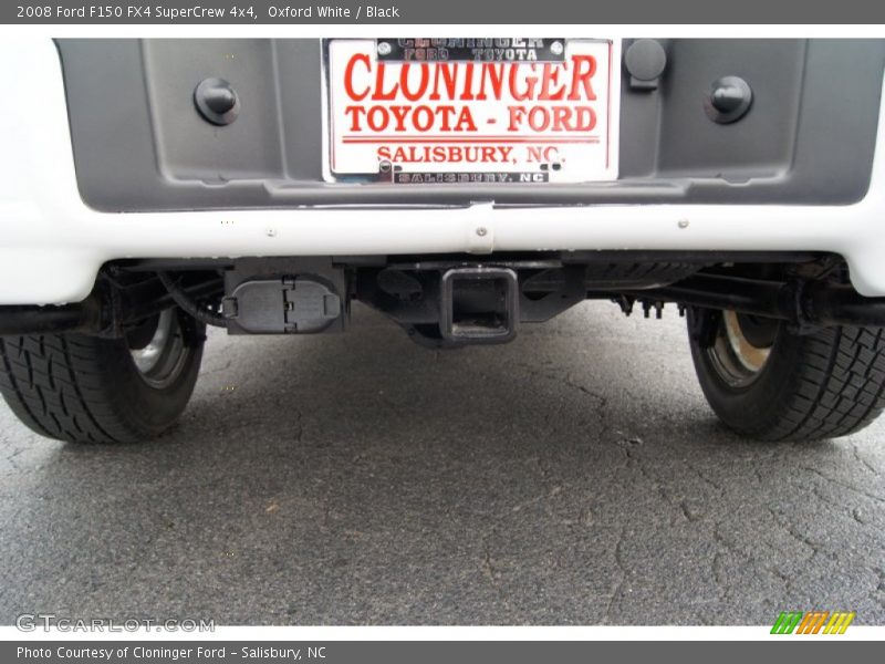 Oxford White / Black 2008 Ford F150 FX4 SuperCrew 4x4