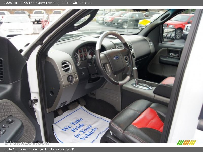 Oxford White / Black 2008 Ford F150 FX4 SuperCrew 4x4