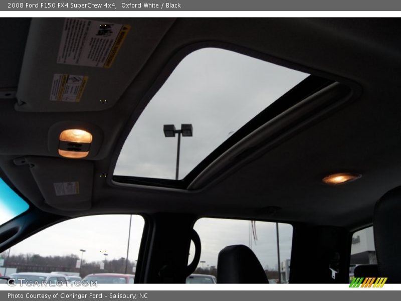 Oxford White / Black 2008 Ford F150 FX4 SuperCrew 4x4
