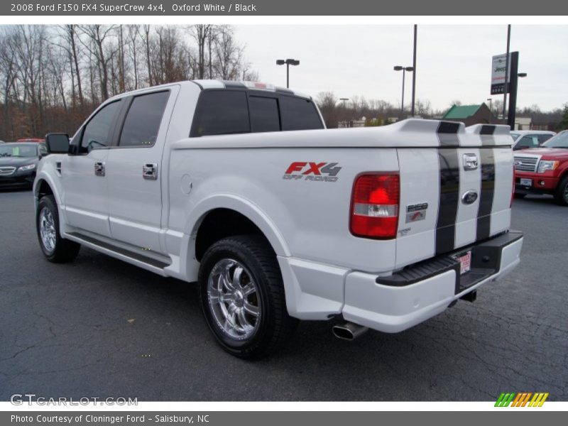 Oxford White / Black 2008 Ford F150 FX4 SuperCrew 4x4