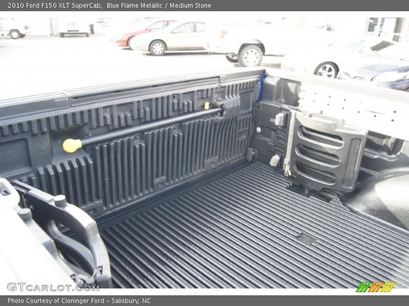 Blue Flame Metallic / Medium Stone 2010 Ford F150 XLT SuperCab