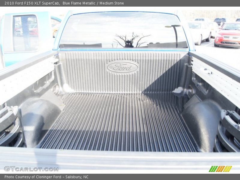 Blue Flame Metallic / Medium Stone 2010 Ford F150 XLT SuperCab
