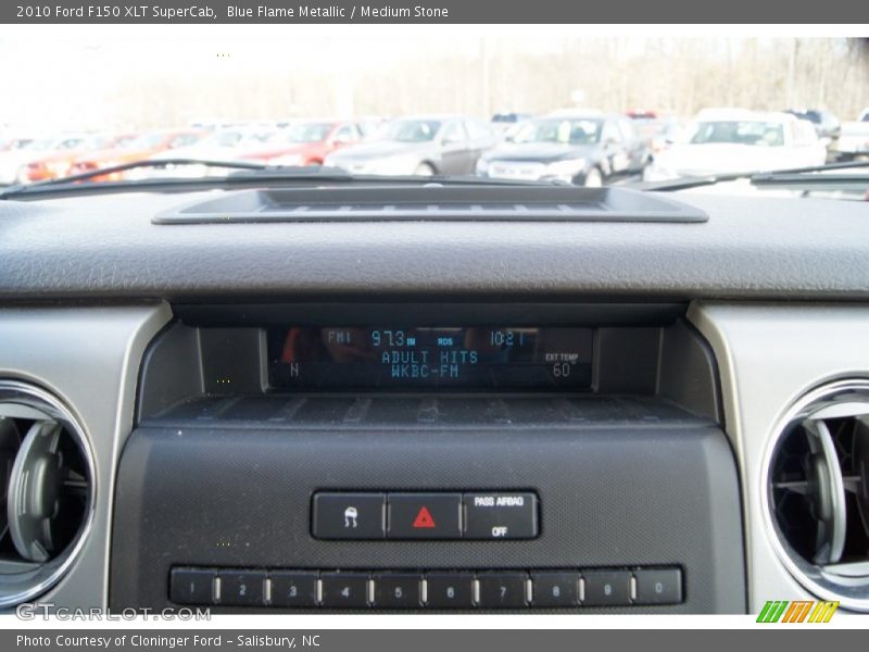 Blue Flame Metallic / Medium Stone 2010 Ford F150 XLT SuperCab