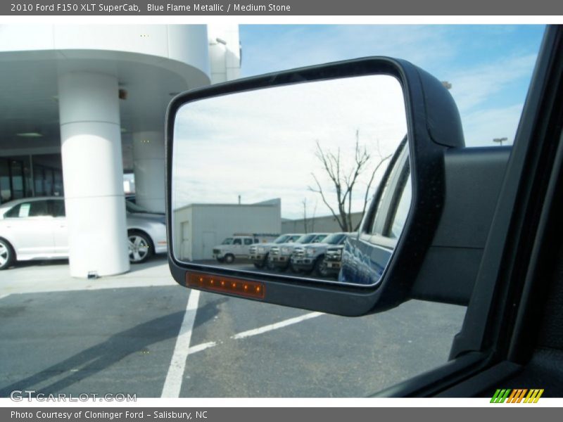 Blue Flame Metallic / Medium Stone 2010 Ford F150 XLT SuperCab