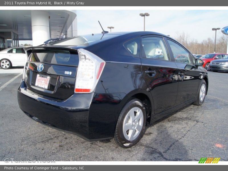 Black / Misty Gray 2011 Toyota Prius Hybrid III