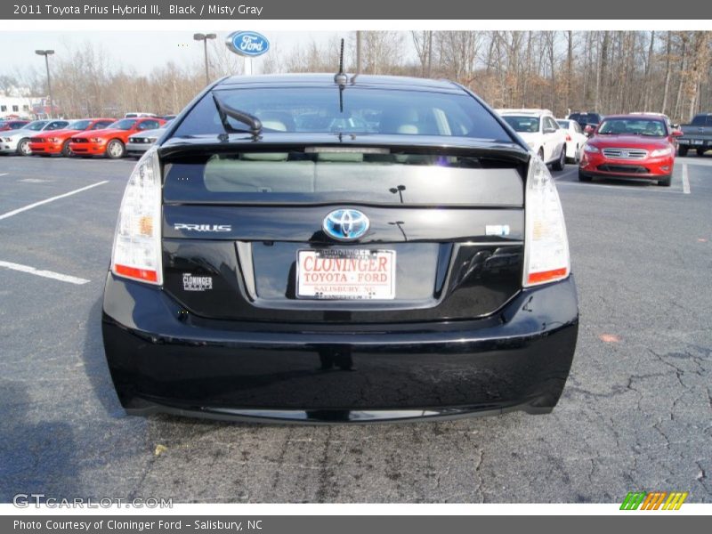 Black / Misty Gray 2011 Toyota Prius Hybrid III