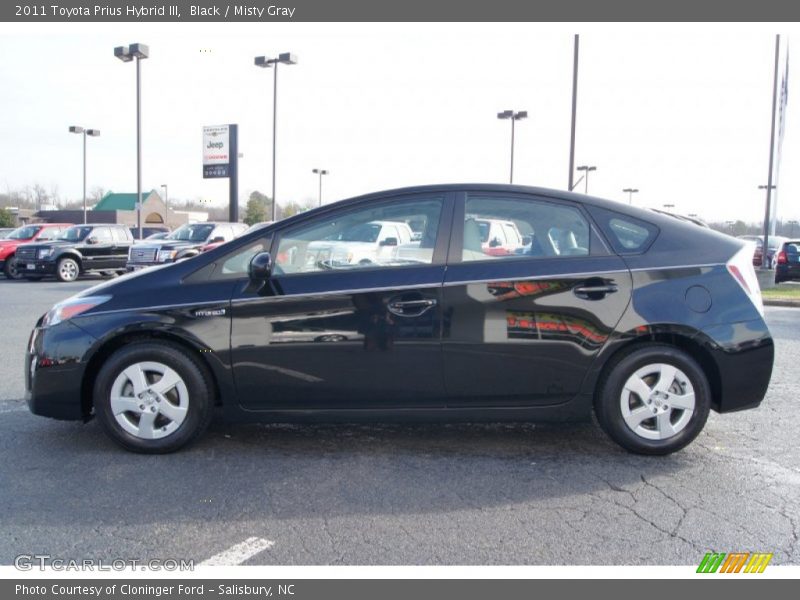 Black / Misty Gray 2011 Toyota Prius Hybrid III