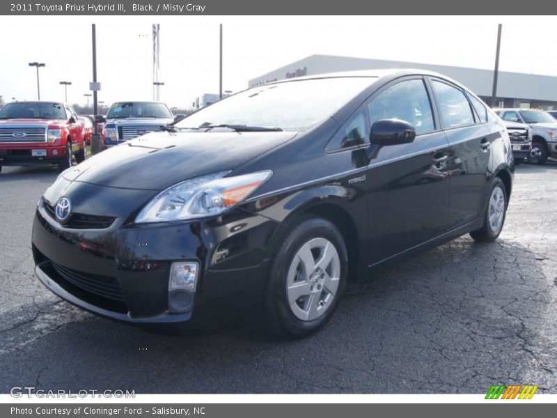 Black / Misty Gray 2011 Toyota Prius Hybrid III
