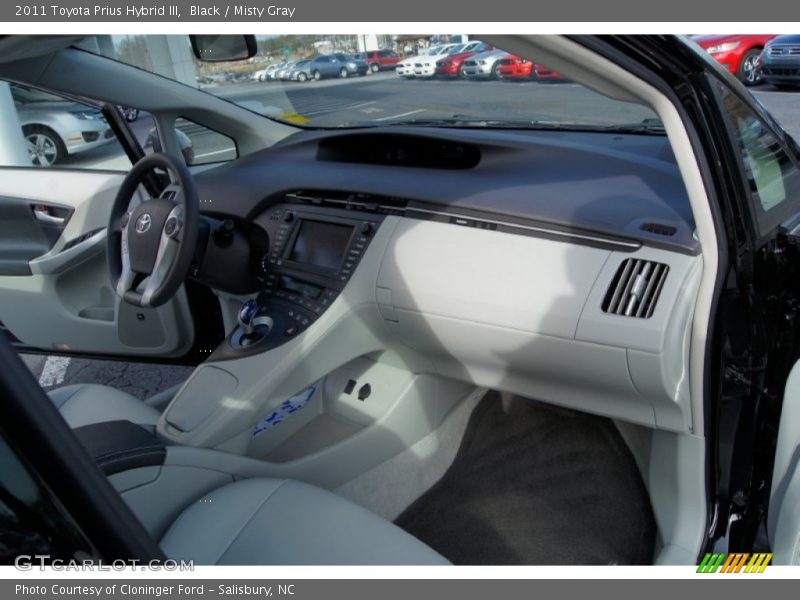Black / Misty Gray 2011 Toyota Prius Hybrid III